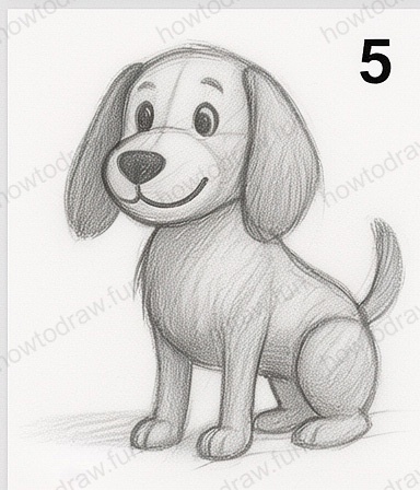 Step 5: Introducing shading for depth and volume.